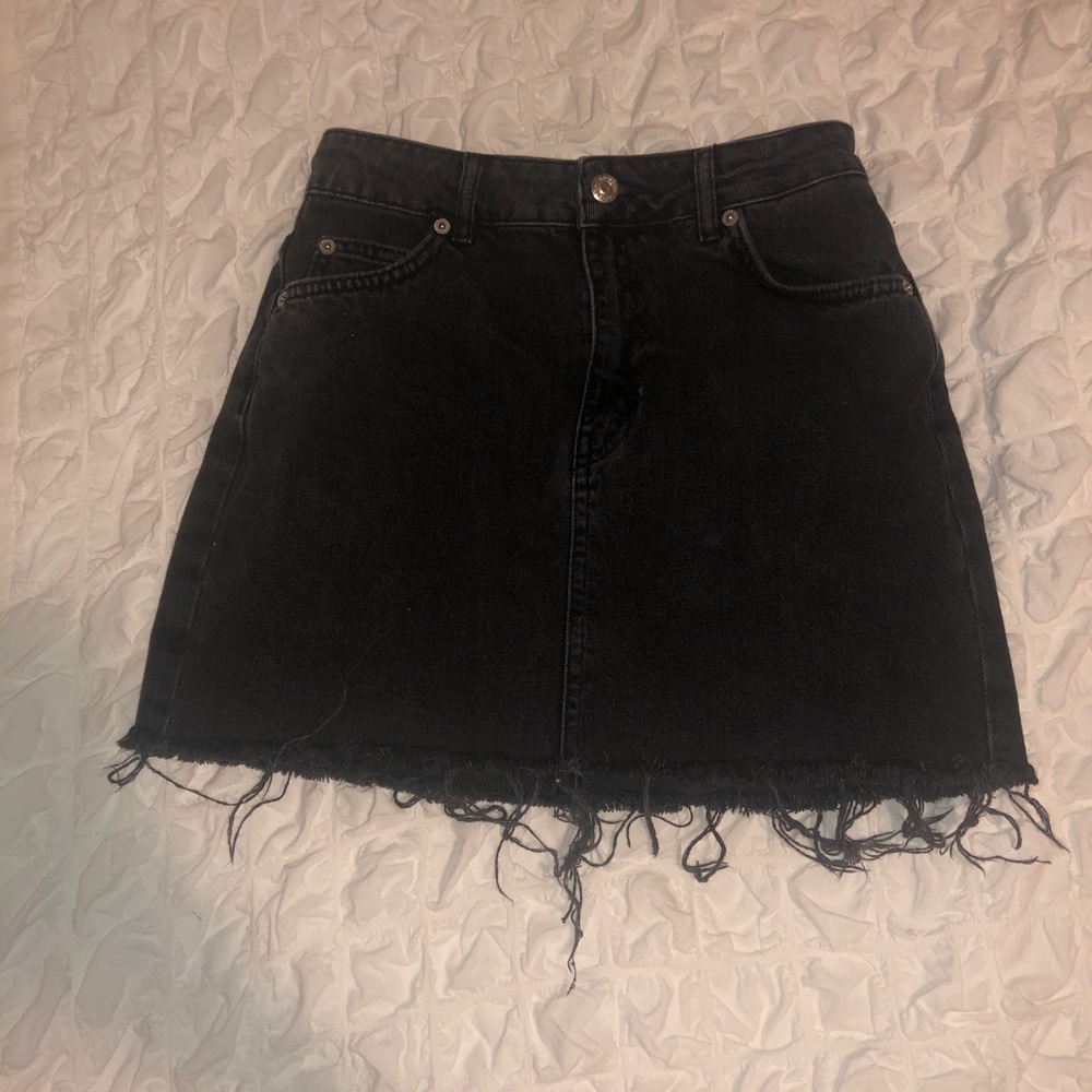 Top shop jean skirt